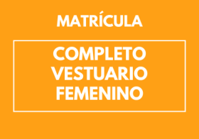 Matrícula - Vestuario Femenino Completo